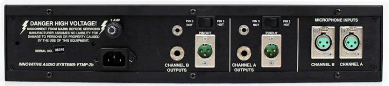 Demeter Amplification VTMP-2B - Classic Stereo Tube Mic Preamps