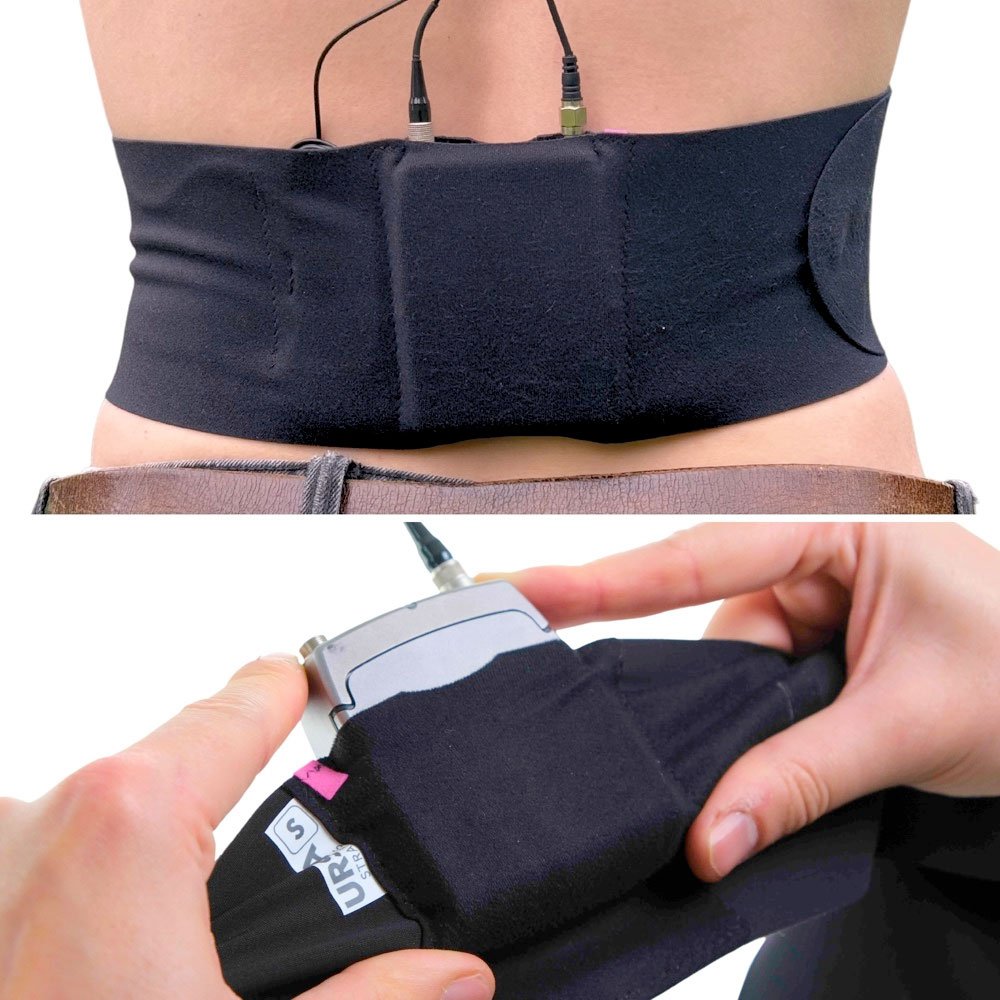 Ursa Straps Waist Belt - Small w/ Small Pouch (Black)