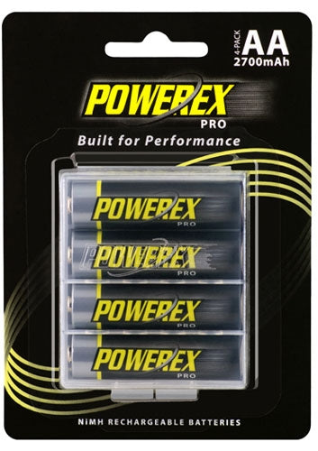 MAHA Energy Powerex AA MHRAA4PRO 2700 mAh 4-Pack Rechargeable Batteries
