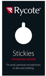 Rycote Stickies Round Advanced Adhesive Pads - 25 Pack 066301