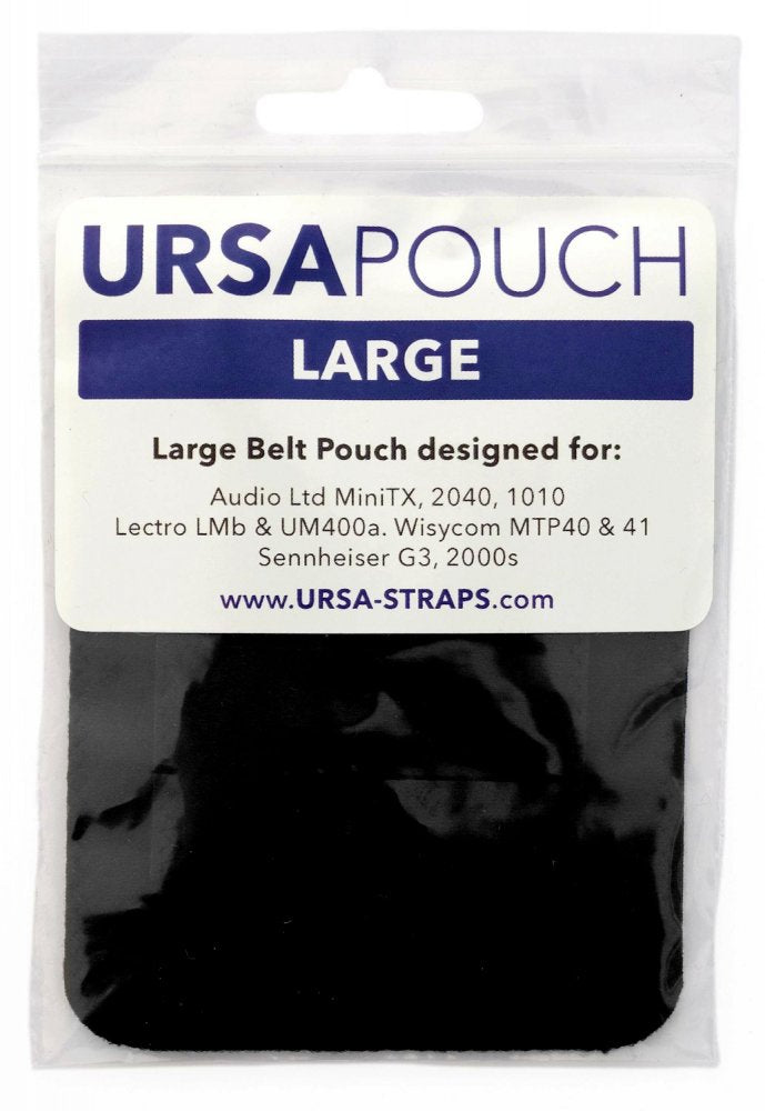 Ursa Straps Belt Pouch - Large (Black)