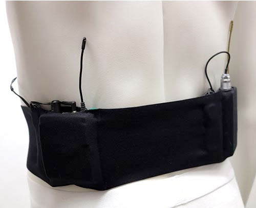 Ursa Straps Waist belt - Medium w/Double Pouch (Black)