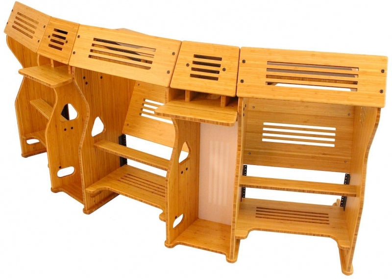 JamRacks Double VDesk (Bamboo)