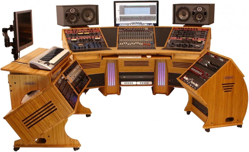 JamRacks Double VDesk (Bamboo)