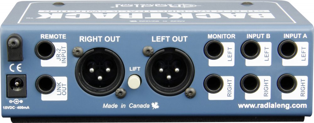 Radial Engineering Backtrack