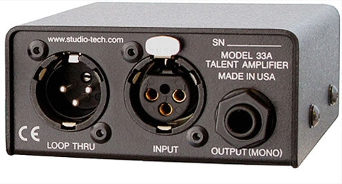 Studio Technologies Model 33A Talent Amplifier