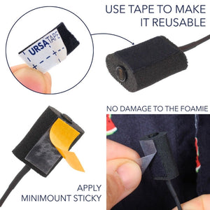 Ursa Straps Foamies - 12 Pack (Black)