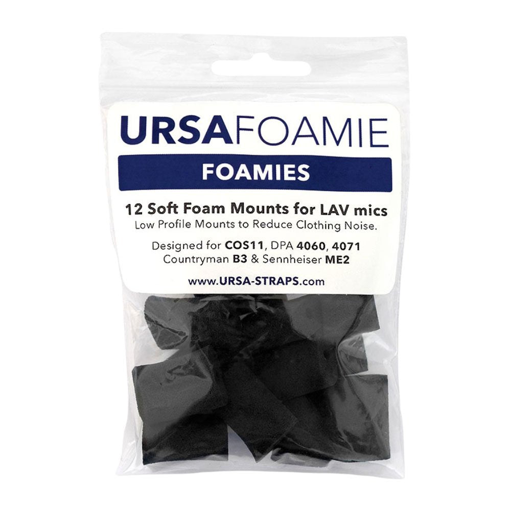Ursa Straps Foamies - 12 Pack (Black)