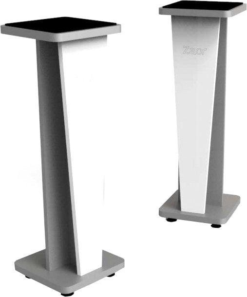 Zaor Croce Stand 42 - White Gloss Grey (pair)