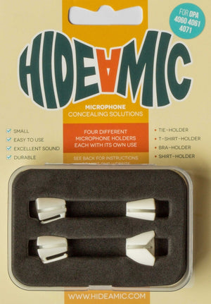 Hide-a-mic Holders for DPA 4060/4061/4071 (4-Set, White)