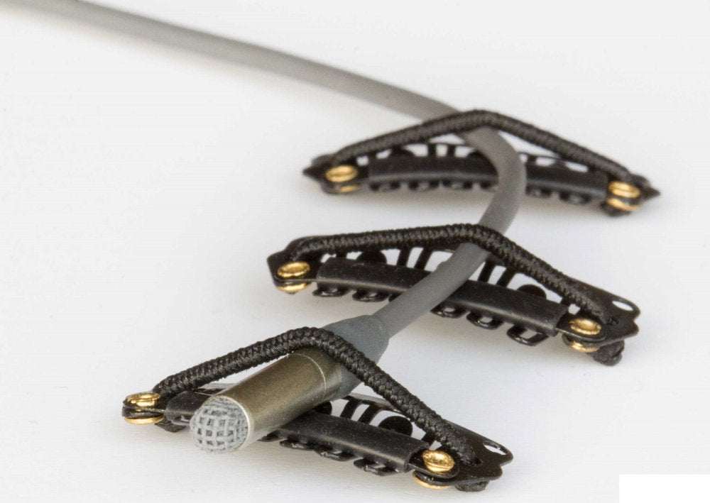 Hide-a-mic Clipz Universal (3-Set, Brown)