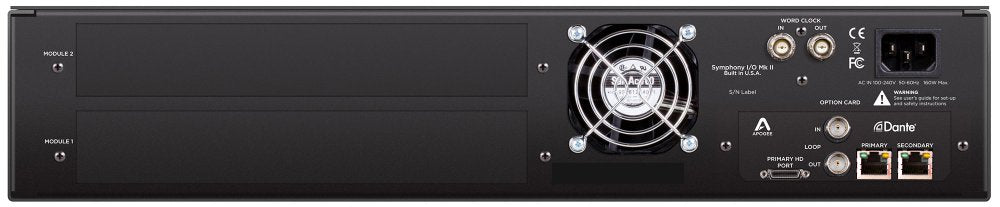Apogee Symphony I/O MkII Dante Chassis - No Modules