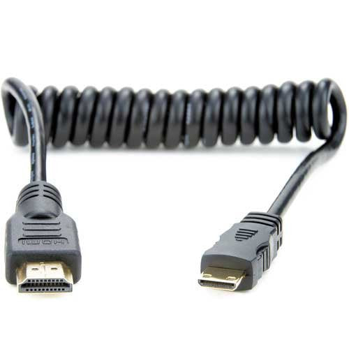 Atomos ATOM-CAB008 Mini To Full Hdmi Coiled Cable