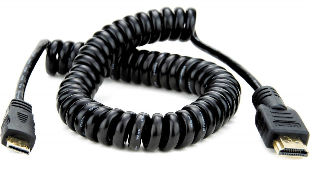 Atomos ATOM-CAB009 Mini To Full Hdmi Coiled Cable