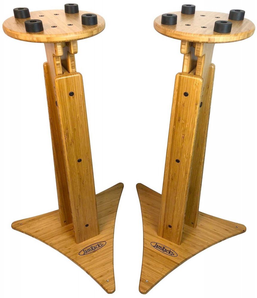 JamRacks Star Speaker Stand (Bamboo)