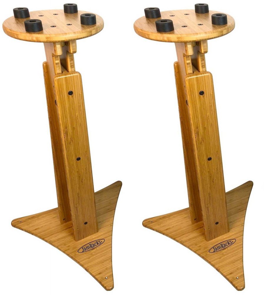 JamRacks Star Speaker Stand (Bamboo)