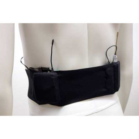 Ursa Straps Waist belt - Small w/Double Pouch (Black)