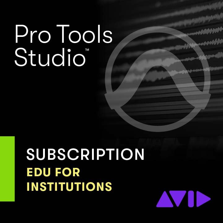 Avid Pro Tools Studio - 1-Year Subscription NEW - EDU Institution