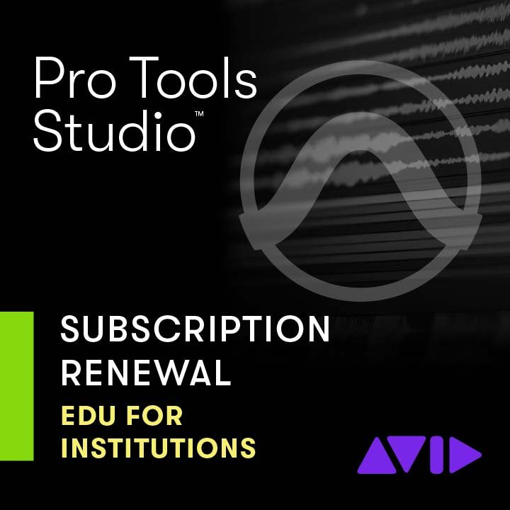 Avid Pro Tools Studio - 1-Year Subscription RENEWAL - EDU Institution