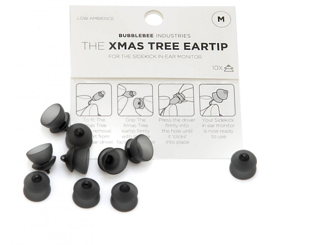 Bubblebee Industries The Sidekick Christmas Tree Eartip Medium - 10 pack