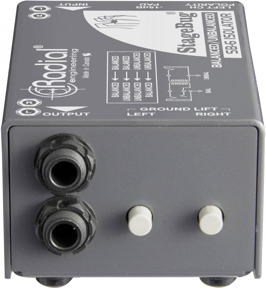 Radial Engineering StageBug SB-6 Stereo Isolator