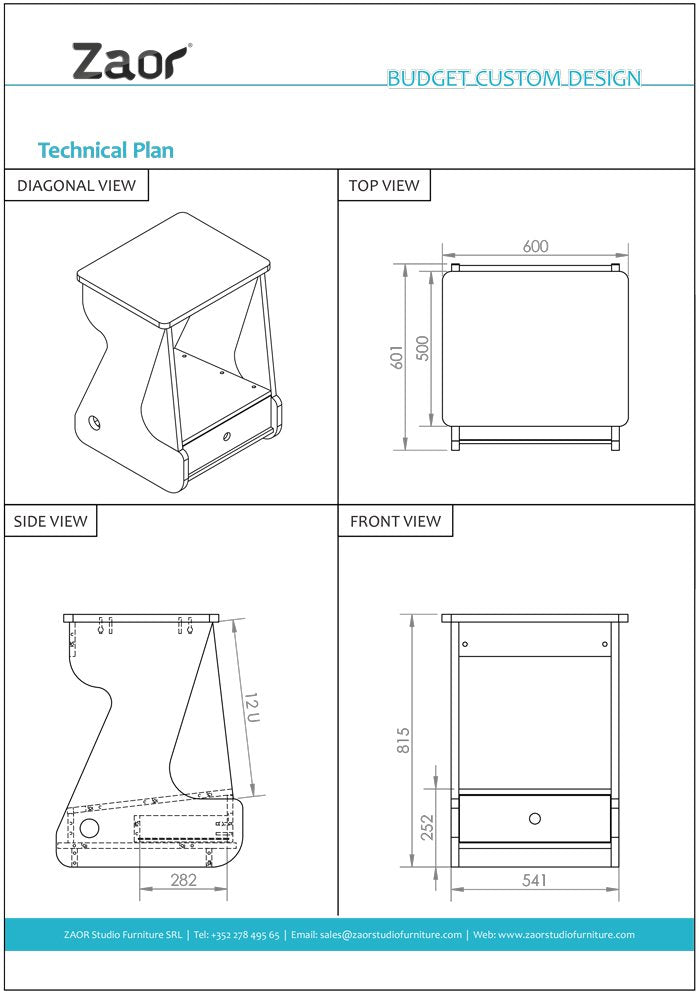 Zaor Rack Roll - White Gloss