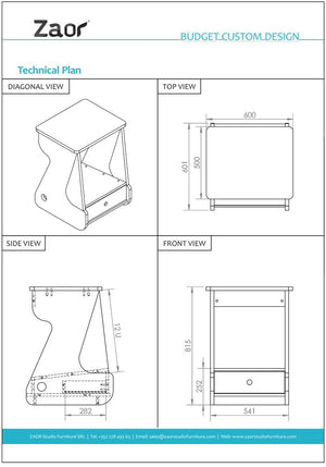 Zaor Rack Roll - White Gloss
