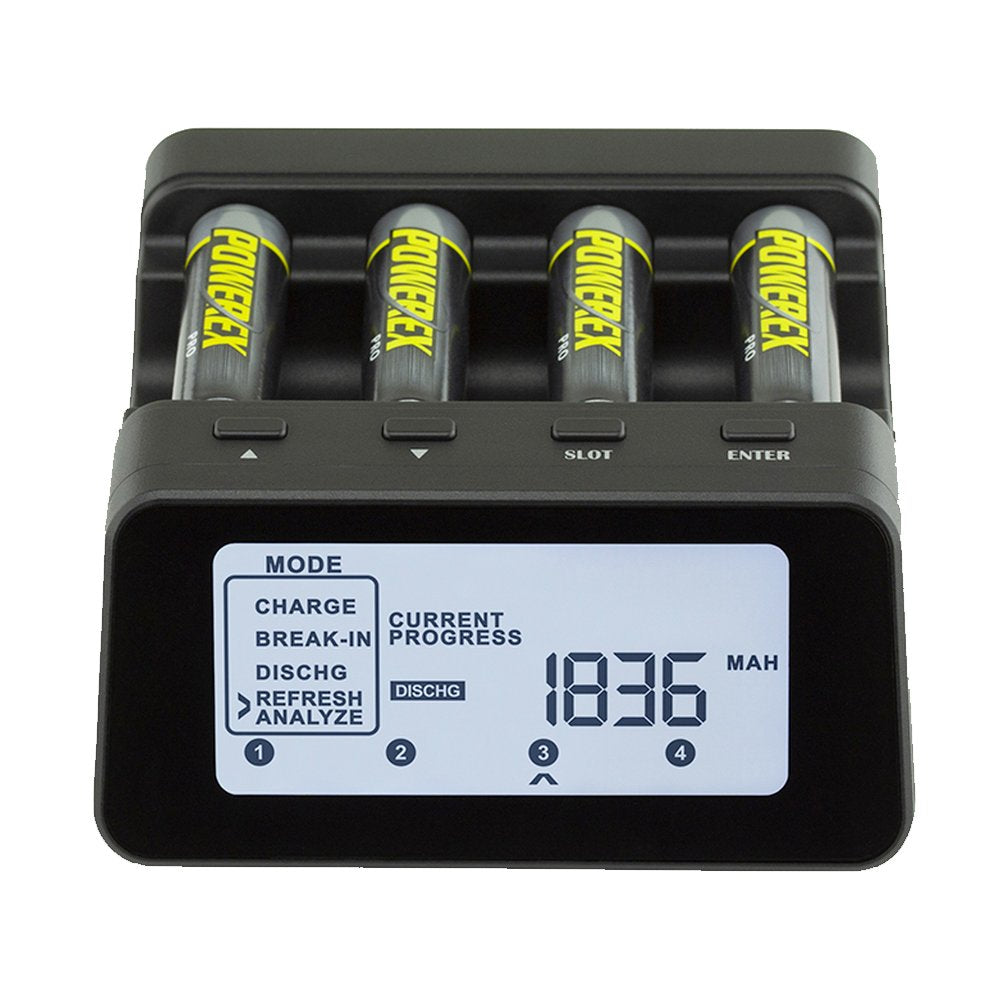MAHA Energy Powerex MH-C9000PRO WizardOne Charger-Analyzer for 4 AA/AAA NiMH/NiCD