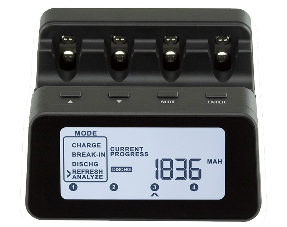 MAHA Energy Powerex MH-C9000PRO WizardOne Charger-Analyzer for 4 AA/AAA NiMH/NiCD