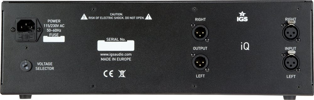 IGS Audio iQ. Inductor Equalizer
