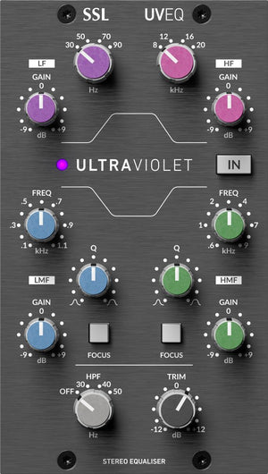 Solid State Logic 500-series UltraViolet Fusion Stereo Equaliser