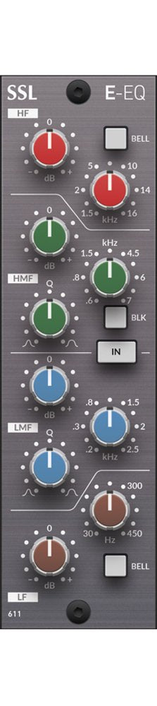 Solid State Logic 500-series E-EQ Equaliser Module