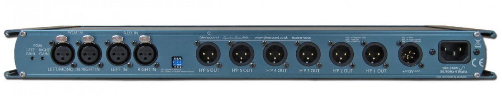 Glensound HA6+ - Six Stereo Headphone Amplifiers