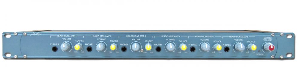 Glensound HA6+ - Six Stereo Headphone Amplifiers