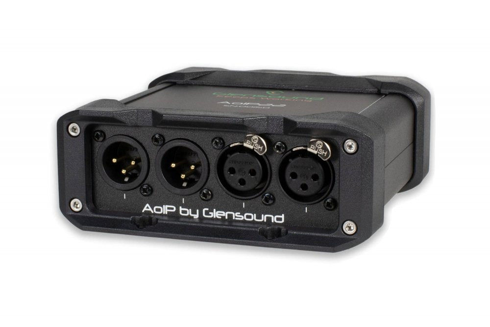 Glensound AoIP-22 MKII - 2X2 Dante Interface