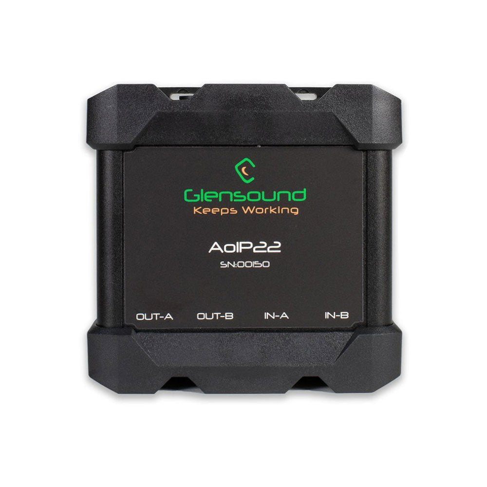 Glensound AoIP-22 MKII - 2X2 Dante Interface