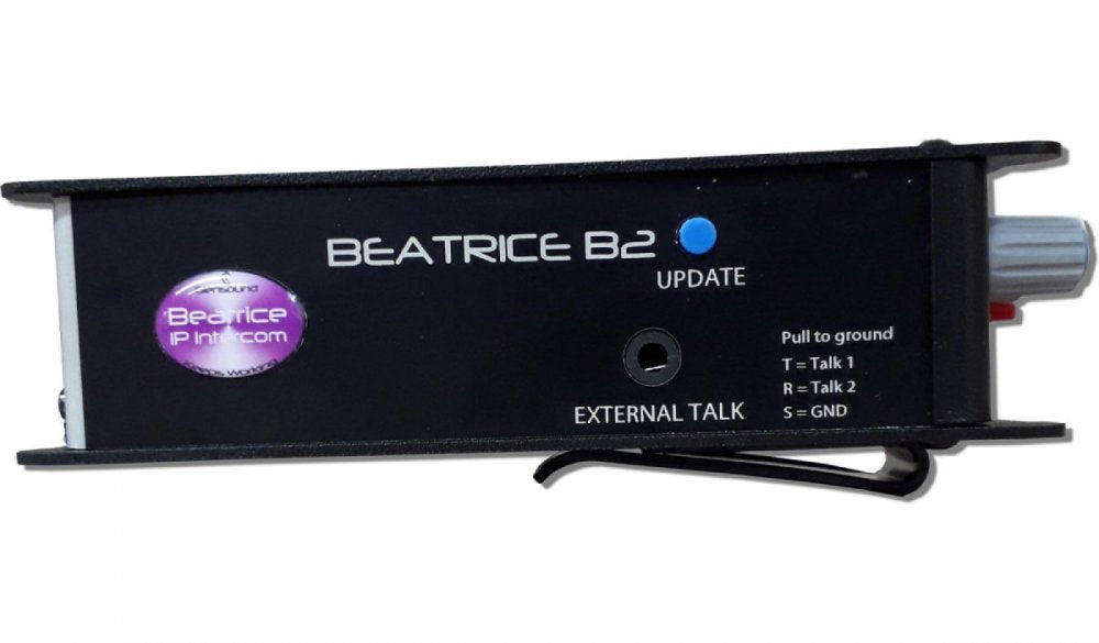 Glensound Beatrice B2 - 2 Channel Ultra Compact Beltpack Intercom