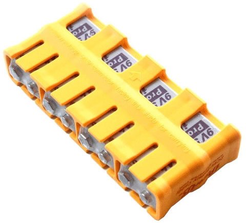 iPowerUS 9 volt 800mAh Li-Polymer Rechargeable Battery - 4 Pack
