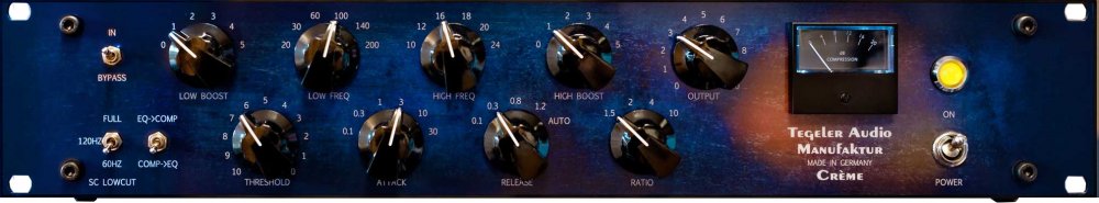 Tegeler Audio Crème - Bus Compressor and Mastering Equalizer