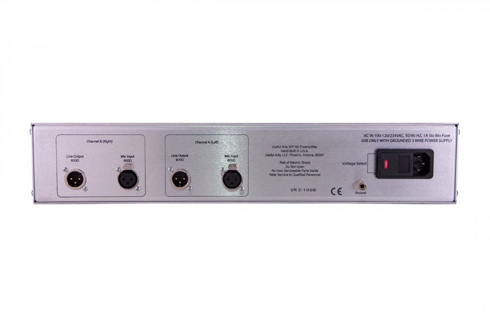 Useful Arts SFP-60 Tube Microphone Preamplifier