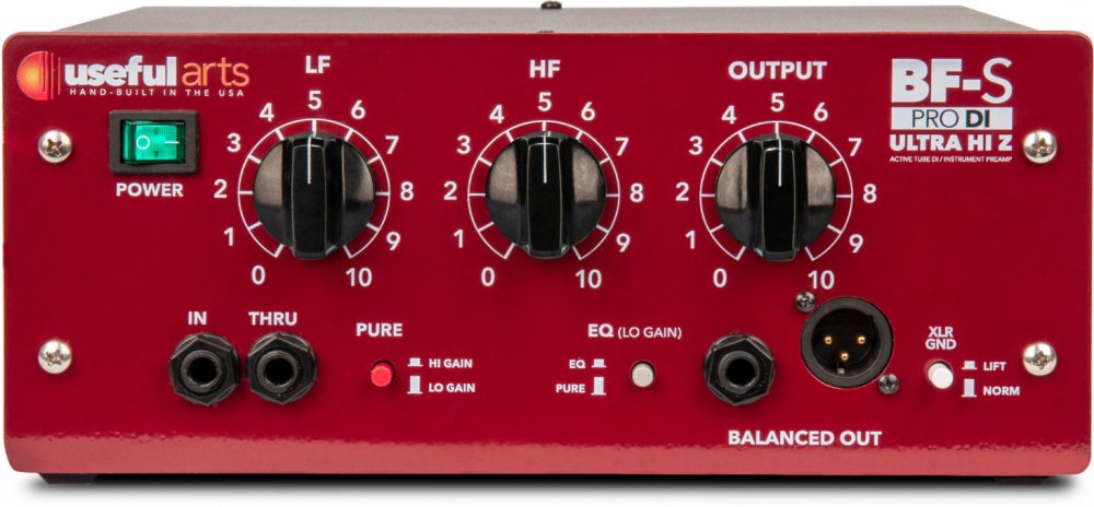 Useful Arts BF-S Pro DI - Tube Instrument Preamp/DI