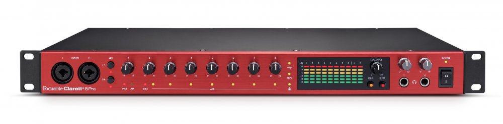 Focusrite Clarett+ 8Pre