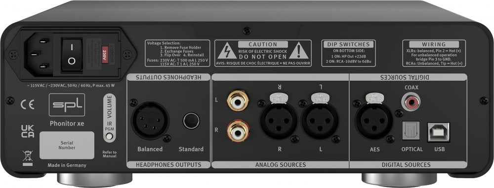 SPL Phonitor xe + DAC (Black)