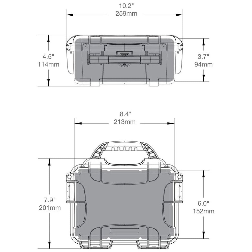 Nanuk 904 Case without Insert (Black)