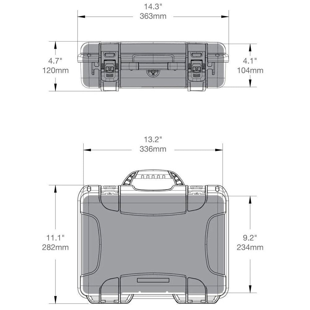 Nanuk 910 Case without Insert (Black)