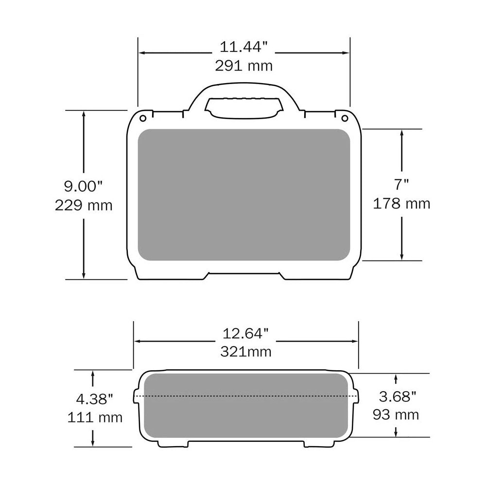 Nanuk 909 Case without Insert (Black)