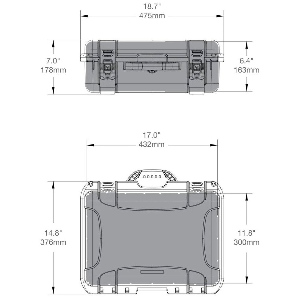 Nanuk 925 Case without Insert (Black)