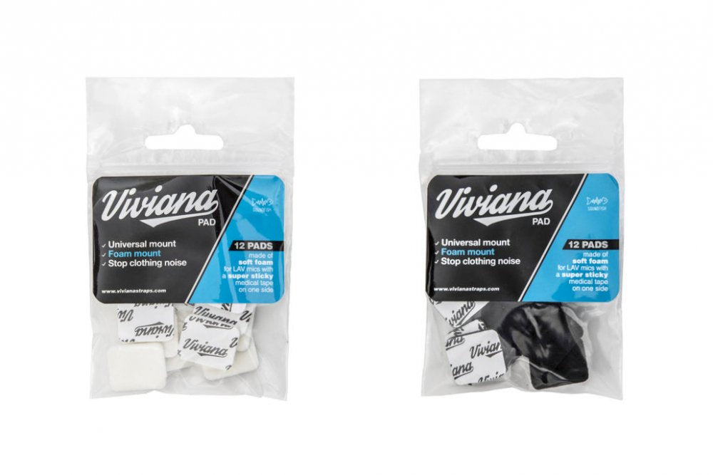 Viviana Straps Pads - Black (Pack of 12 Pads)