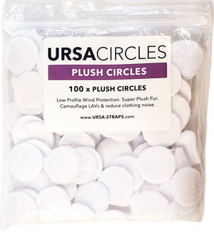 Ursa Straps 100x Plush Circles - White