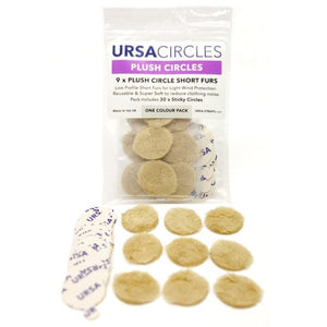 Ursa Straps 9x Plush Circles + 30x Stickies - Beige